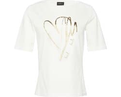 Dames T-Shirt met Hartjesdetails en Strikjes