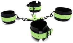 Kiotos - Glow in the Dark - Boeienset - Polsboeien Handboeien en Hogtie Set — thumbnail 5