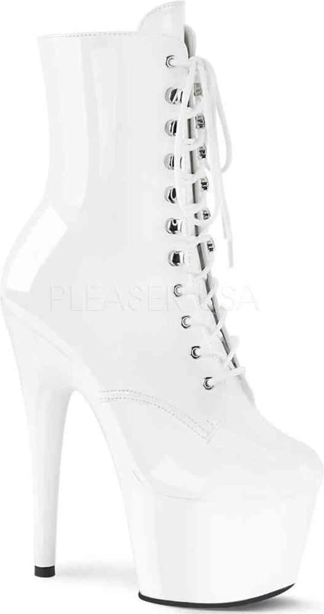 Pleaser Enkellaars -37 Shoes- ADORE-1020 Wit — afbeelding 1