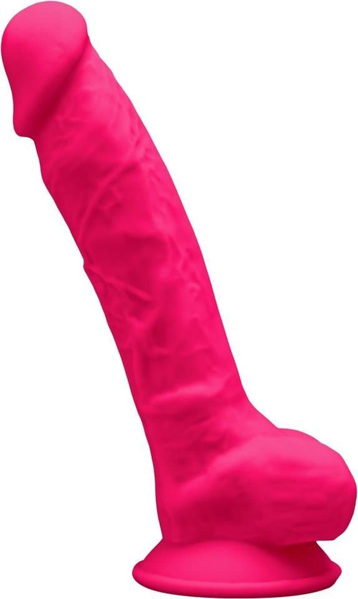 SILEXD - Realistische Dildo - Model 1 - 17,5 cm - Dieproze — afbeelding 1