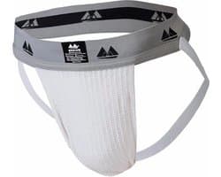MM Sports Original Edition Swimmer/Jogger Jockstrap 2 inch White - MAAT M - Heren Ondergoed - Jockstrap voor Man - Mannen Jock