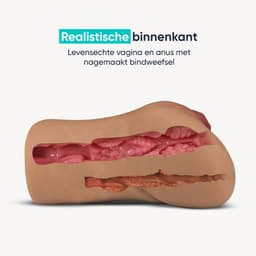 DailyPlay Pocket Pussy voor Man - 2 in 1 – Masturbator met Billen en Kunst Vagina – Sex Toys Mannen en Koppels – Nep Kut — thumbnail 4