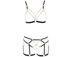 Elegante Open Rio Body Harnas met Mooie Schakelketting