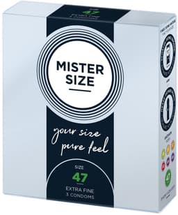 MISTER SIZE 47 Ultra Dunne XS condooms (3 pack) — thumbnail 3