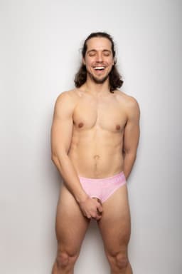 SUKREW U-Style Brief Summer Pink - MAAT L - Erotisch Heren Ondergoed - Slip voor Man - Sexy mannen Slip — thumbnail 5
