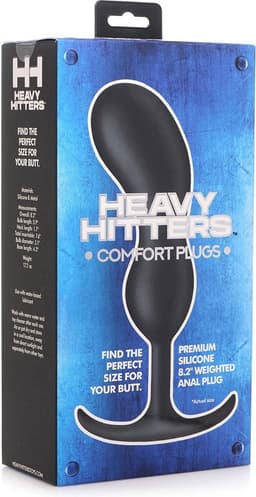 Heavy Hitters - Siliconen Prostaat Plug met Metalen Kogels - 4 maten M — thumbnail 4