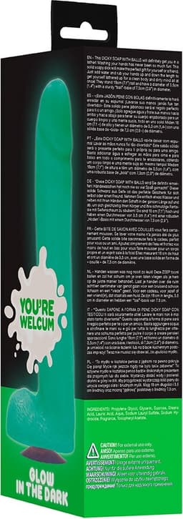 Shots - S-Line Glow in the Dark Penis Zeep met ballen green — thumbnail 5