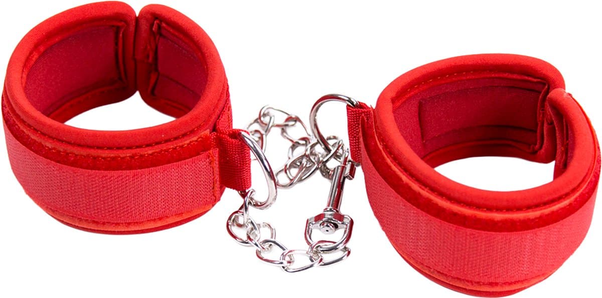 Smart Moves - Handboeien met Klittenband - Rood — afbeelding 1