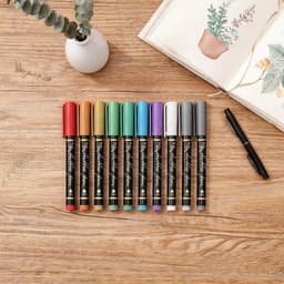 Bodypaint Markers - Huidverf Pennen - Gezichtstekeningen Maken - Huidvriendelijke Formule - 10 Kleuren - Multicolor — thumbnail 4