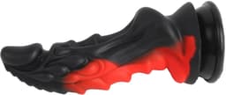 Banoch | Fantasy Dragon Dildo | Rood/Zwart – Siliconen Dildo met Zuignap | Gedetailleerde Textuur | Flexibel & Stevig | Monster creature — thumbnail 5