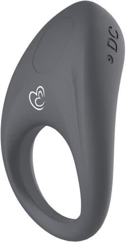EasyToys Ring Play – Grijs Cockring – Penisring – Vibrerende Cockring voor Mannen en Stellen – Penis Stimulator – Seksspeeltje voor Koppels – Oplaadbaar via USB – Waterdicht – Intiem Sex & Seks Speeltje – Discreet Cadeau voor Mannen — thumbnail 1