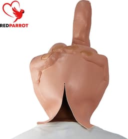 BDSM Fetisj masker latex - Handen fetisj - Middelvinger - Cosplay - Rollenspel - SM - Vingers — thumbnail 2