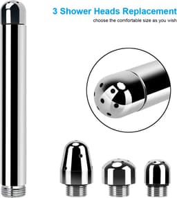 Anaal douche - Vaginale douche - Klysma - 3 opzetstukken - Anaal - Metaal — thumbnail 5