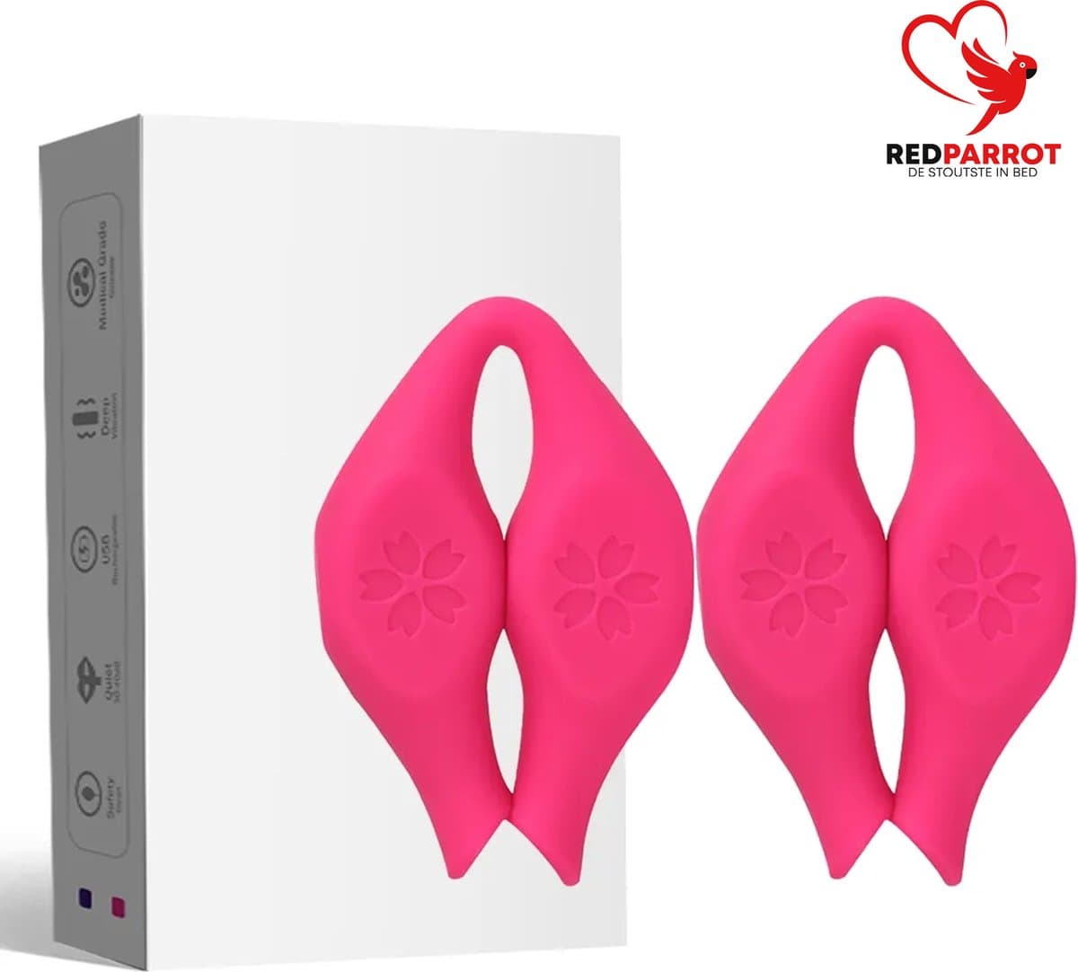 Set van twee magnetische klemmen - Tepelklem - Clitorisklem - 2 in 1 - Clip - BDSM - SM - Stimulatie - Pocketsize — afbeelding 1