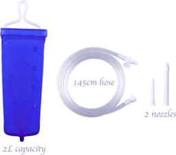 Klysma Set 2L • Home Enema Kit • Anal Shower Irrigator • Voor constipatie • Hygiënische darmreiniging • Darmreiniging • Optimale darmreiniging • Anale douche • klysma set darmreiniging en darmspoeling — thumbnail 4