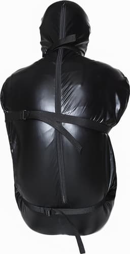 Banoch - bondage sack bodybag - Large - rits banden - pu Leer — thumbnail 3