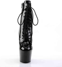 Pleaser - ADORE-1020 Plateau Laarzen, Paaldans schoenen - Paaldans schoenen - 37 Shoes - Zwart — thumbnail 2