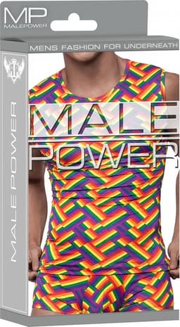 Male Power Fitness Tank - S multicolor M — thumbnail 4