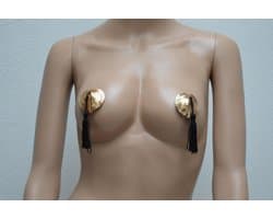 Gouden Hartvormige Tepelstickers Tepel PlakkerTepelkwastjes Nipple Sticker