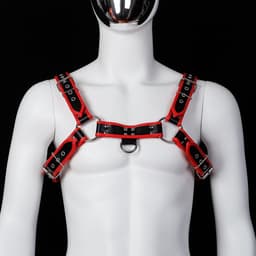 Banoch | Chest harness Raidy - kunstleer harnas voor man — thumbnail 1