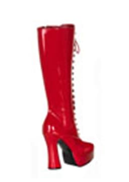 Pleaser - ELECTRA-2020 Kniehoge laarzen - US 12 - 42 Shoes - Rood — thumbnail 1