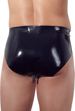 The Latex Collection Latex Slip Met Opblaasbare Buttplug — thumbnail 5