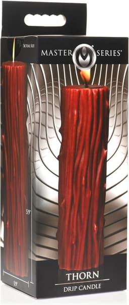Master Series - Doorn Druipkaars - Rood — thumbnail 4