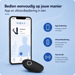NØXA Rebel - Prostaat Stimulator met Cockring - Bestuurbaar met App - Afstandbediening - Anale Speeltjes voor Mannen - Anaal Vibrator - Sex Toys voor Mannen & Koppels - 3 in 1 - Zwart — thumbnail 5