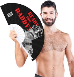 M PROUD READY DADDY Pride Fan — thumbnail 2