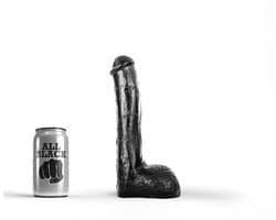All Black Anaal Dildo 23 cm - zwart