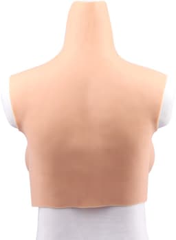 Siliconen- Borsten- Breastplate- 100% siliconen- 4000 gram- Grote Borsten- Nep- G cup- Cosplay- Travestie-Transgender — thumbnail 2