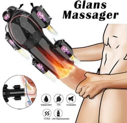 Vibrerende penis-hoofd-vibrator-massager-mannelijke-eikel-stimulerende-seks-liefde-2020-speelgoed — thumbnail 1