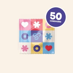 Sam loves Max Premium Condooms - 50 stuks - Gratis verzending - condooms - Met glijmiddel - Anoniem verpakte condooms - Natuurlijk latex - Vegan - condoom — thumbnail 1