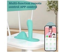 Vibepad, vibrator pad, 3 in 1 vibrator, met APP en handmatige bediening, 9 standen, g-spot, oplaadbaar, draadloos