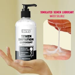 SIYI® | Nepsperma | Sperma Glijmiddel | Water Based | Realistisch Nep Sperma Glijmiddel |Sex Lube - Hybride Glijmiddel - Veilig voor Condooms - Ook voor Massage | Porn Sperma Valse Sperma Waterbasis Glijmiddel Met Doseerpomp | 120 ml — thumbnail 4