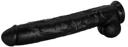 Lusty Mega Realistische Grote Dildo met zuignap - 48 x 8 cm! - XXL Dildo Voordeelpack - Extreme Zwarte Dildo voor anaal gebruik — thumbnail 5
