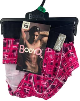 BodyQ Men's Underwear Boxer - 2 Kleuren Roze & Zwarte Band - XS - Sexy Lingerie voor Mannen — thumbnail 2