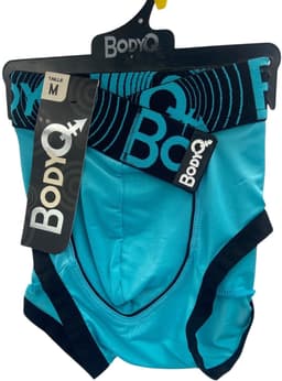 BodyQ Sexy Heren Boxershort – Aqua/Zwart – Erotische Herenlingerie – Maat XL — thumbnail 2
