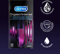Durex - 10 stuks Condooms - Nude XL - 10 ml Glijmiddel - Intense Orgasm - Voordeelverpakking — thumbnail 3
