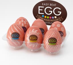 Tenga - Easy Beat Egg - Hard Boiled package II - 6 variaties — thumbnail 1