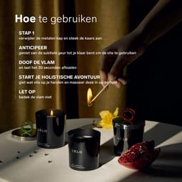 LELO – Massagekaars – Black Pepper & Pomegranate — thumbnail 5