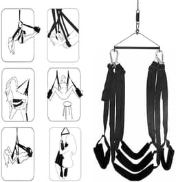 CLVP® Sex Schommel Volwassenen - Sex Stoel - Sex Toys voor Koppels - Zwart — thumbnail 5