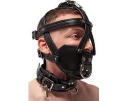 Mister b leather extreme muzzle head harness