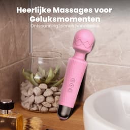 PureVibe® Silk Touch Clitoris Stimulator en Vibrator - Verbeterde Stimulator - Magic Wand Massager - Stil & Discreet - Vibrators voor Vrouwen - Seksspeeltjes - Sex Toys voor vrouwen en koppels - Roze — thumbnail 5