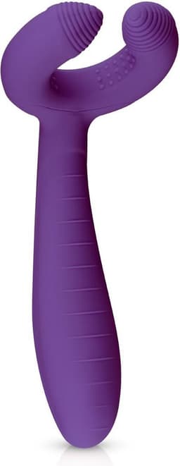 EasyToys - Scream Your Own Name - Koppel Vibrator - U Type Vibrator voor Koppels - Oplaadbare en Multifunctionele Vibrator - Vibrator - Vibrators voor Vrouwen en Mannen - Sex Toys voor Vrouwen - G-Spot Vibrator - Paars — thumbnail 1