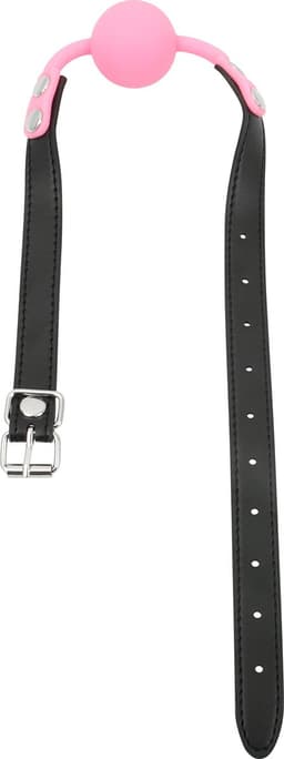 Banoch - Ballgag siliconen met verstelbare band - Roze - Bal ∅ 4 cm - bondage — thumbnail 4