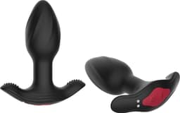 MontAmour Nox – Vibrerende Buttplug – Prostaat Stimulator – Rotatie & Vibratie – Afstandsbediening – Waterdicht – Zwart — thumbnail 4