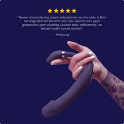 NUMY Bold - 2-in- 1 Vibrator - Sex Toys voor Koppels & Vrouwen - Ontspanningsvibrator - Vibrators voor Vrouwen - Clitoris Stimulator - Dildo Vibrators — thumbnail 3