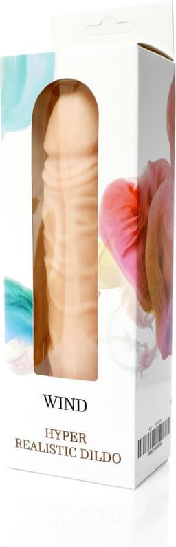Bossoftoys - Wind - Cyberskin materiaal - Mega soepele grote Realistisch Dildo - 19,5 cm - Dia 2,5 / 4 cm - 44-0009 — thumbnail 4
