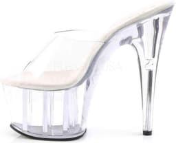 Pleaser - ADORE-701 Muiltjes - Paaldans schoenen - 42 Shoes - Transparant — thumbnail 3